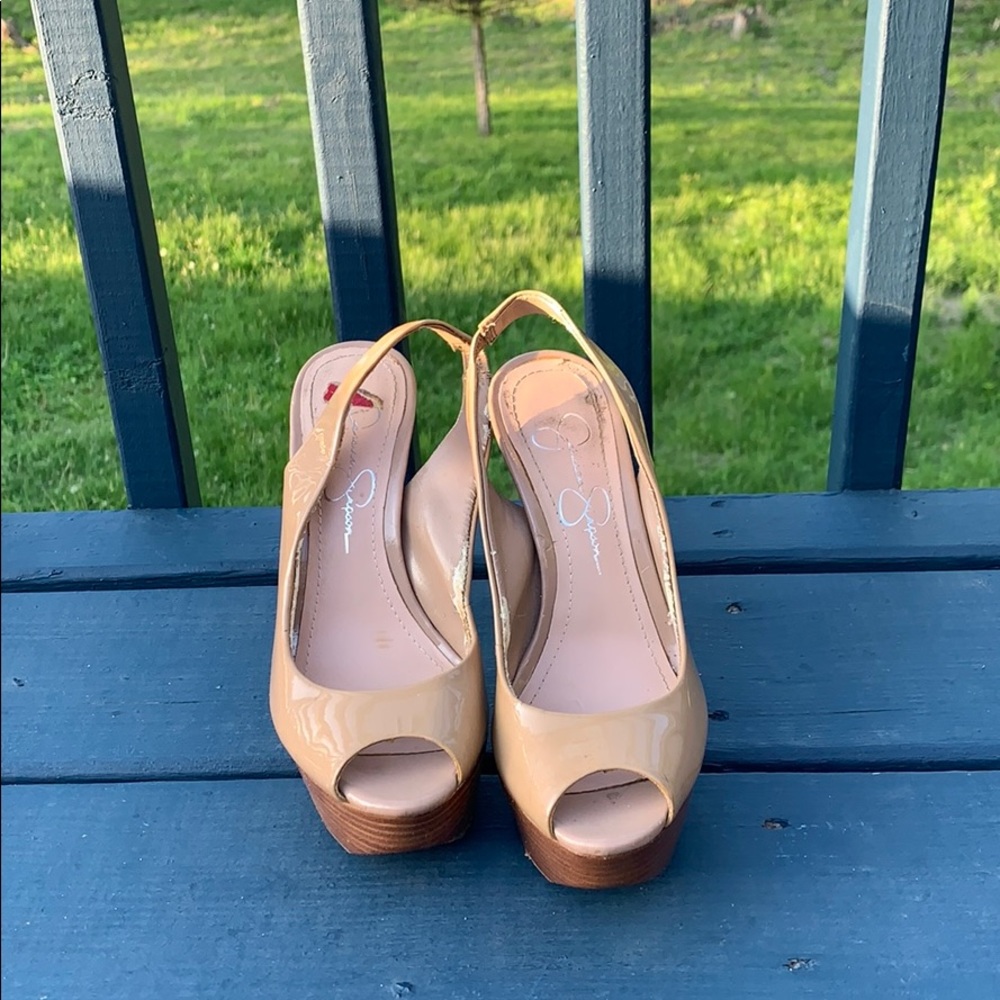 Jessica Simpson Peep toe heels